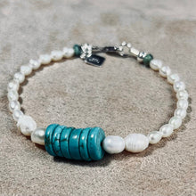 Bracelet River Pearls Turquoise