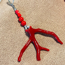 Red Coral Earrings