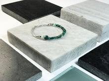 Silver Emeralds Bracelet